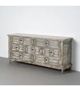 APARADOR MADERA RECICLADA SALÓN 180 X 45 X 80 CM