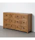 MUEBLE AUXILIAR MADERA RECICLADA SALÓN 160 X 40 X 90 CM