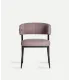 Silla Merano de poliéster morado 77 cm