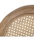 SILLA NATURAL-BLANCO MADERA-RATÁN SALÓN 44 X 46 X 95 CM