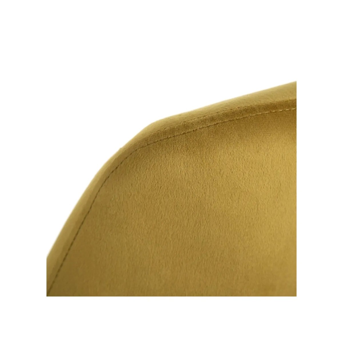 SILLÓN TERCIOPELO MOSTAZA TEJIDO-MADERA 67 X 67 X 81,50 CM