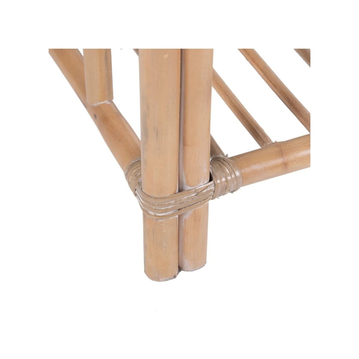 MESA CENTRO NATURAL RATÁN / CRISTAL 100 X 60 X 40 CM