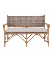 COXIM COM NATURAL RATTAN SOFA 124,50 X 70 X 80 CM