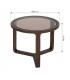 MESA CENTRO MADERA DE MANGO SALÓN 60 X 60 X 48 CM