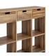 MUEBLE AUXILIAR NATURAL MADERA DE TECA 96 X 30 X 98 CM