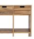 MUEBLE AUXILIAR NATURAL MADERA DE TECA 96 X 30 X 98 CM