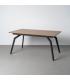 MESA EXTENSIBLE MARRÓN DM-METAL SALÓN 160 X 90 X 76 CM