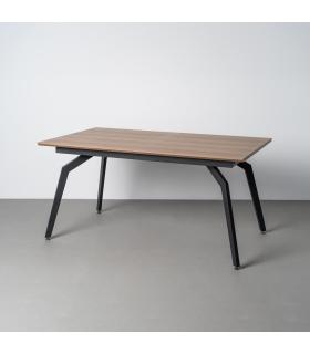 MESA EXTENSIBLE MARRÓN DM-METAL SALÓN 160 X 90 X 76 CM