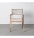 SILLA APILABLE ACERO-RATTÁN PE EXTERIOR 55 X 55 X 85 CM