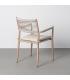 SILLA APILABLE ACERO-RATTÁN PE EXTERIOR 55 X 55 X 85 CM