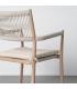 SILLA APILABLE ACERO-RATTÁN PE EXTERIOR 55 X 55 X 85 CM