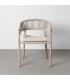 SILLA APILABLE ACERO-RATTÁN PE EXTERIOR 57 X 58 X 77 CM
