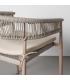 SILLA APILABLE ACERO-RATTÁN PE EXTERIOR 57 X 58 X 77 CM