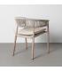 SILLA APILABLE ACERO-RATTÁN PE EXTERIOR 57 X 58 X 77 CM