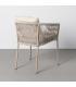 SILLA ACERO-RATTÁN PE EXTERIOR 57 X 58 X 74,50 CM