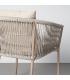 SILLA ACERO-RATTÁN PE EXTERIOR 57 X 58 X 74,50 CM