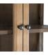 VITRINA MADERA RECICLADA SALÓN 80 X 40 X 201,50 CM
