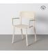 SILLA APILABLE CREMA PP CONTRACT 51,50 X 51 X 80 CM