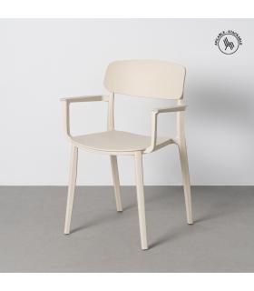 SILLA APILABLE CREMA PP CONTRACT 51,50 X 51 X 80 CM