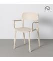 Cream PP stackable contract chair 51.5 x 51 x 80 cm