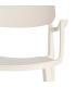 SILLA APILABLE CREMA PP CONTRACT 51,50 X 51 X 80 CM