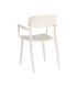SILLA APILABLE CREMA PP CONTRACT 51,50 X 51 X 80 CM
