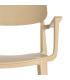 SILLA APILABLE CAQUI PP CONTRACT 51,50 X 51 X 80 CM