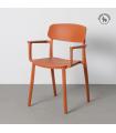 Rust PP stackable contract chair 51.5 x 51 x 80 cm