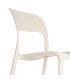 SILLA APILABLE CREMA PP CONTRACT 58 X 41 X 82 CM