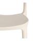 SILLA APILABLE CREMA PP CONTRACT 58 X 41 X 82 CM