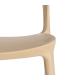 SILLA APILABLE CAQUI PP CONTRACT 58 X 41 X 82 CM