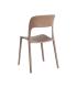 SILLA APILABLE MARRÓN PP CONTRACT 58 X 41 X 82 CM
