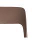 SILLA APILABLE MARRÓN PP CONTRACT 58 X 41 X 82 CM