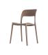 SILLA APILABLE MARRÓN PP CONTRACT 58 X 41 X 82 CM