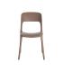 SILLA APILABLE MARRÓN PP CONTRACT 58 X 41 X 82 CM