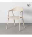 Cream PP stackable contract chair 52 x 52 x 80 cm