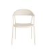 SILLA APILABLE CREMA PP CONTRACT 52 X 52 X 80 CM