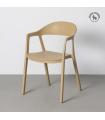 Khaki PP stackable contract chair 52 x 52 x 80 cm