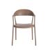 SILLA APILABLE MARRÓN PP CONTRACT 52 X 52 X 80 CM