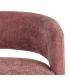 SILLÓN GIRATORIO ROSA TEJIDO-MADERA 71 X 68 X 72 CM