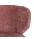 SILLÓN GIRATORIO ROSA TEJIDO-MADERA 73 X 68 X 74 CM