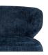 SILLÓN GIRATORIO AZUL TEJIDO-MADERA 73 X 68 X 74 CM