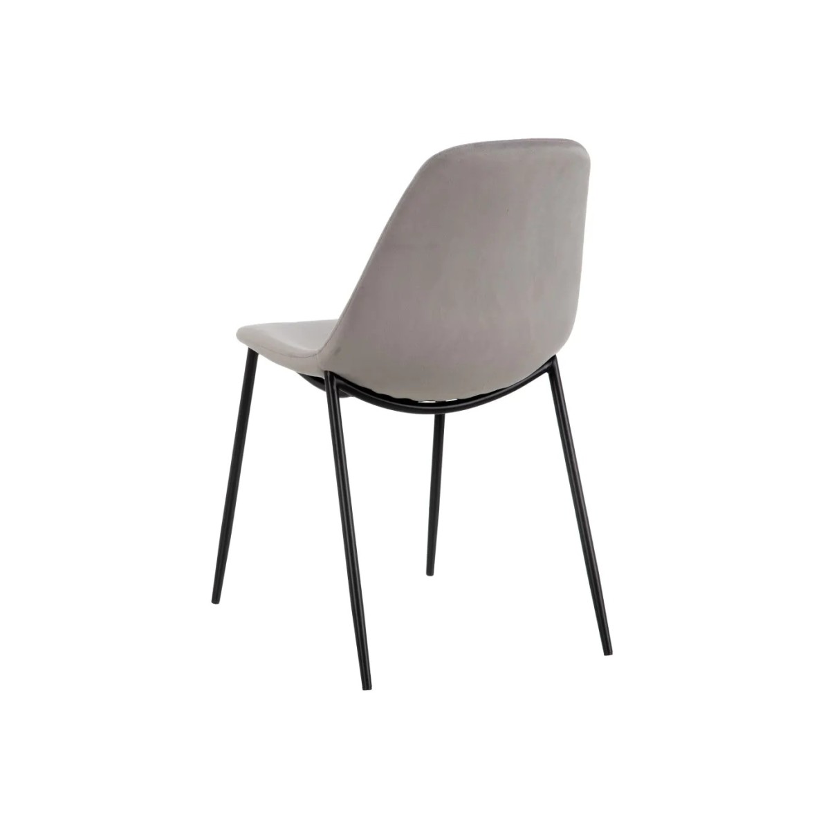 SILLA GRIS TEJIDO-METAL SALÓN 46 X 51 X 83,50 CM