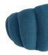 SILLÓN AZUL TEJIDO-MADERA 92 X 89 X 61 CM