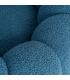 SILLÓN AZUL TEJIDO-MADERA 92 X 89 X 61 CM