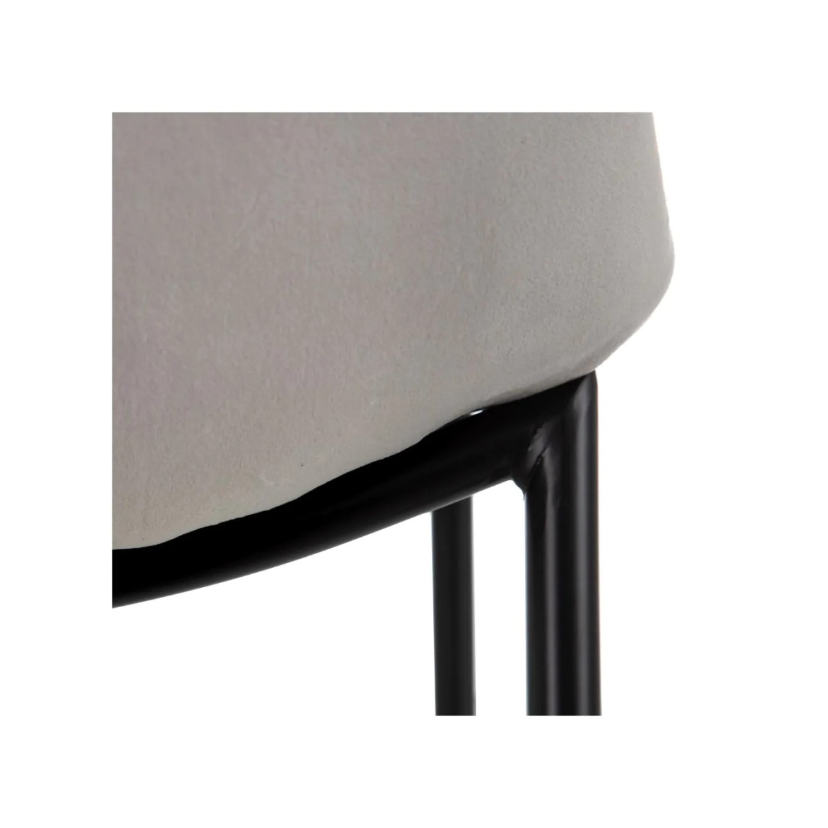 SILLA GRIS TEJIDO-METAL SALÓN 46 X 51 X 83,50 CM