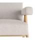 SILLÓN BEIGE TEJIDO-MADERA SALÓN 74 X 76 X 85 CM