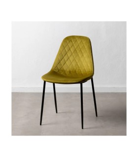 SILLA VERDE TEJIDO-METAL SALÓN 46 X 51 X 83,50 CM
