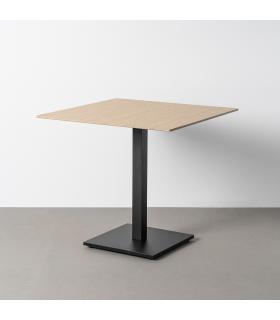 MESA TRAVERTINO PIEDRA SINTERIZADA 80 X 80 X 75 CM