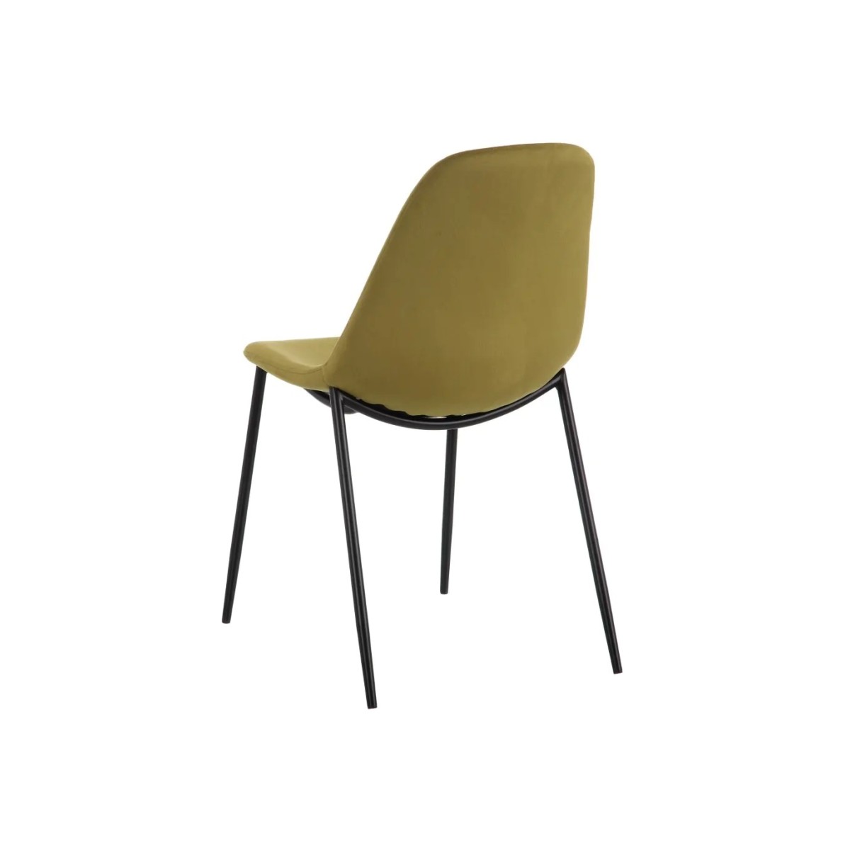 SILLA VERDE TEJIDO-METAL SALÓN 46 X 51 X 83,50 CM